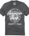 Get some vintage style with this varsity-inspired t-shirt from American Rag.