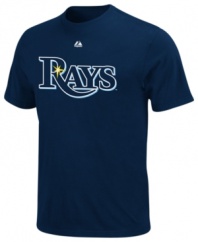 Team up! Get into the spirit of the season by supporting your Tampa Bay Rays with this MLB t-shirt from Majestic.