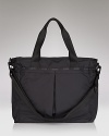 A durable nylon baby bag with changing pad from LeSportsac.