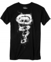 It's as simple as black and white. Casual style and comfort are a cinch with this graphic t-shirt from Ecko Unlimited.