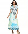 Exotic prints, bright color and sexy cutouts -- One World's maxi dress puts a fresh spin on a summer staple piece!