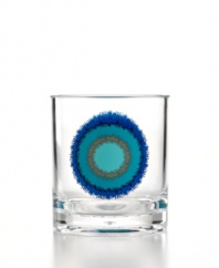 Make a splash with summer-perfect Ikat tumblers. Bursting with ocean blues, Jonathan Adler's outdoor-friendly drinkware is the perfect way to serve iced tea by the pool or cocktails at a cookout.