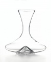 A clear winner for timeless style and-with an indented base that helps wine breathe as you pour-smart design, the Michelangelo Masterpiece decanter is an invaluable addition to any table. In luminous, lead-free glass from Luigi Bormioli serveware.