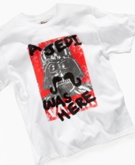He can deface Darth Vader with this fun graphic t-shirt from Epic Threads, the perfect way to get his Star Wars style on.