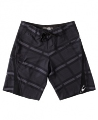 Go all out with these moody graphic board shorts from O'Neill.