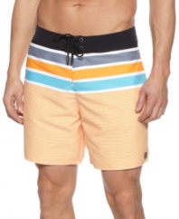 Get your swim style in order with these trunks from Hugo Boss.