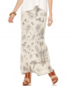 A washed tie-dye print adds just enough edge to this Kensie maxi skirt for an urban-weekend look!