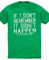 There will be no excuses for not wearing green on St. Patrick's day with this t shirt from American Rag.