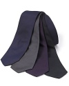 Classic skinny silk tie in a solid color.
