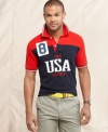 Style patriot? Show off your country's colors with these polo shirts from Tommy Hilfiger.