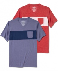 With a cool, contemporary style, this American Rag t-shirt takes a basic look and makes it bold.