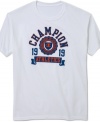 Keep your cool with classic casual style in this graphic t-shirt from Champion.