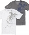 It's time to upgrade your tees. These graphic shirts from Marc Ecko Cut & Sew raise your denim style.