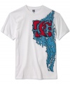 Catch the cool wave with this graphic tee from DC Shoes.