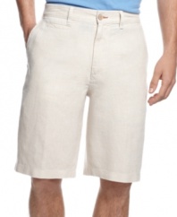 These lightweight linen shorts from Tommy Bahama make finding your summer style a breeze.