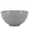 Elegance comes easy with the Fair Harbor fruit bowl. Durable stoneware in an oyster-gray hue is half glazed, half matte and totally timeless. From the kate spade new york dinnerware collection.