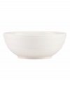Elegance comes easy with this pasta bowl from kate spade new york's Fair Harbor white dinnerware. Durable stoneware in a milky white hue is half glazed, half matte and totally timeless.