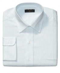 Are you pattern phobic? Start small--this checked shirt from Club Room is a subtle starting point.
