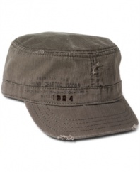 Top off your look with the sleek military styling of this American Rag cap.
