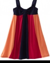 Little Ella Girls 2-6X Skylar Dress, Navy, 5/6