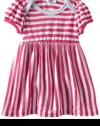 Splendid Littles Baby-Girls Infant Mini Rugby Stripe Dress, Cotton Candy, 3-6 Months