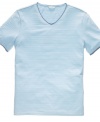 Nothing beats a classic. This v-neck t-shirt from Calvin Klein is a simple casual style solution.