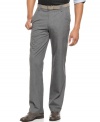 A subtle check adds must needed visual texture to your look. Try these pants from Marc Ecko Cut & Sew on for size.