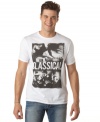 Always classic. This black and white graphic t-shirt from Calvin Klein Jeans is timelessly cool.