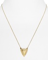 Master mystic charm with House of Harlow 1960's pyramid pendant necklace.