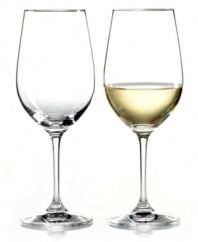 Originally introduced in 1986, Riedel's Vinum collection was the first series of machine-made glasses based on the characteristics of different wine varietals. These functional, high-quality glasses are suitable for any occasion, and each perfectly shaped bowl is designed to enhance the flavor of your favorite wine. Zinfandel / Chianti / Riesling glass shown right.