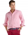 Cool chambray makes an instant casual statement-pick up this look from Izod for your weekend look.
