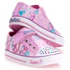 Skechers Jazzy Girl Twinkle Toe Sneakers (Toddler Girls Sizes 5 - 10) - pink, 10 toddler
