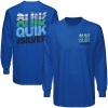 Quiksilver Stack 'Em High Long Sleeve T-Shirt - Classic Blue (Large)