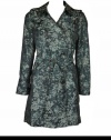 Joseph womens biba camouflage belted double breasted coat