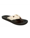 Cancun cool. The Pancho sandals by Roxy exude beach chic with a comfy slip-on design and classic thong.