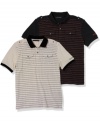 Cultivate your classic style with this updated version of a polo from Sean John.