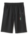 Action apparel from PUMA, the Ferrari short is a high-performance style crafted in breathable mesh.