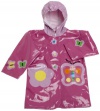 Kidorable Butterfly Raincoat, Purple, 2T