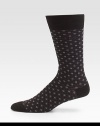 A classic check print with logo embroidery adorns these comfortable, stretch cotton socks.Mid-calf height52% cotton/30% modal/16% polyamide/2% elastaneMachine washMade in Italy