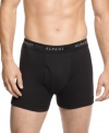 Stock your drawer of basics with this four pack of boxer briefs from Alfani.