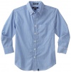 Izod Kids Boys 8-20 Long Sleeve Woven Stripe Shirt, Blue, Large