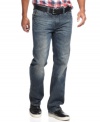 Wash away your denim blues with these vintaged jeans from Marc Ecko Cut & Sew.