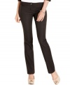 The classic pinstripe trouser gets a modern revamping with this style from BCX that sports chic, skinny leg design!