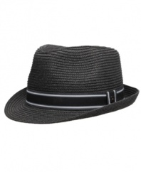 Hats off to style! Everyone will take notice when he steps out in this debonair fedora from Quiksilver.
