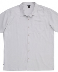 Build up your basics. Get easy style and instant comfort with this relaxed short-sleeved shirt from O'Neill.