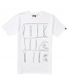 Picture it. Draw out his cool, casual style to everyone with this graphic t-shirt from Quiksilver.
