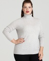 This luxe Jones New York Collection cashmere sweater brings timeless chic to the new season.