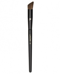 This round angled, natural-bristled brush is the ideal partner to all eye shadows. Its rounded countoured edges perfectly apply shadow to the crease and corners of the eye. How to use:Dip the angled side of the brush into eye shadow. Tap off excess. To contour, apply with the angled side horizontally into the crease with the longer side facing out. For a more dramatic contour, apply with longer end downwards into the crease. To contour the outer corners, sweep the angled side downward from the outermost area of the crease, toward the lashes.Backstage Beauty Tip: Rotate the brush upside down so the flat edge is facing up and apply color to the crease using a back and forth motion. Rounded contoured edges provide perfect application to crease and corners of the eye.