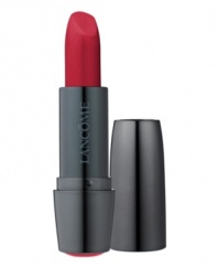 A modern take on a classic texture. Ultra-luxe and long-lasting, this lip color delivers all the benefits of a glamorous matte look without the unappealing chalkiness. The credit goes to the innovative formula featuring Lancôme's Color Seal Complex, a combination of light-diffusing, mattifying and comforting agents that drench lips in high-impact, stay-true color that lasts all day and night. No fear of feathering, fading or drying-out. Each rich shade glides on effortlessly for lips that feel soft and moist and look amazingly matte.