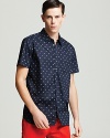 MARC BY MARC JACOBS Heart and Dot Short Sleeve Sport Shirt - Classic Fit